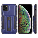 PROTECTIVE MULTI LEATHER CARD CASE ELASTIC RING HOLDER IPHONE 11 PRO