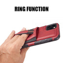 PROTECTIVE MULTI LEATHER CARD CASE ELASTIC RING HOLDER IPHONE 11 PRO