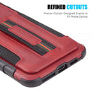 PROTECTIVE MULTI LEATHER CARD CASE ELASTIC RING HOLDER IPHONE 11 PRO