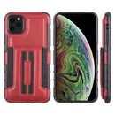 PROTECTIVE MULTI LEATHER CARD CASE ELASTIC RING HOLDER IPHONE 11 PRO