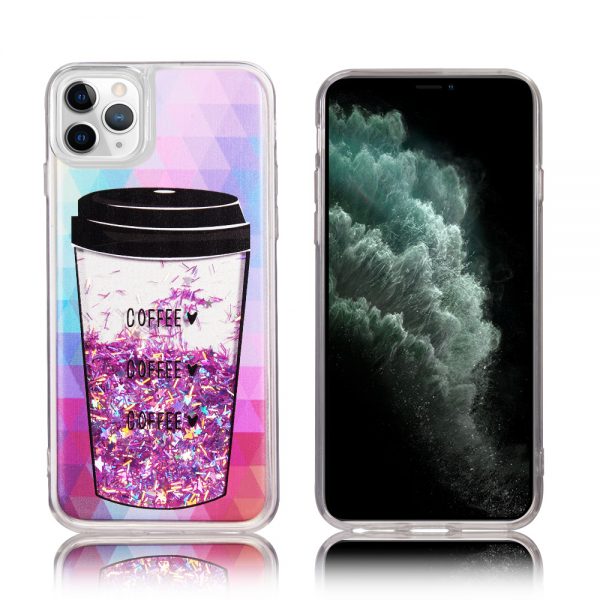 WATERFALL LIQUID SPARKLING QUICKSAND TPU CASE FOR IPHONE 11 PRO