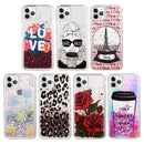 WATERFALL LIQUID SPARKLING QUICKSAND TPU CASE FOR IPHONE 11 PRO