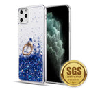 THE WATERFALL RING LIQUID SPARKLING QUICKSAND  CASE FOR IPHONE 11 PRO