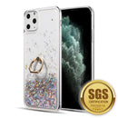 THE WATERFALL RING LIQUID SPARKLING QUICKSAND  CASE FOR IPHONE 11 PRO