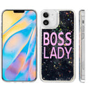 WATERFALL LIQUID SPARKLING QUICKSAND TPU CASE FOR IPHONE 13 PRO MAX-BOSS LADY