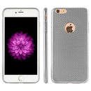 IPHONE 6 PLUS/6S PLUS SKIN CASE IRON MESH DESIGN ELECTROPLATING CHROME FRAME