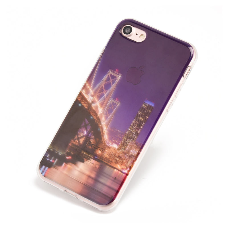 FOR IPHONE 7 MIRAGE SERIES SOFT TPU COVER CASE - CITY VIEW PARADISE COVE