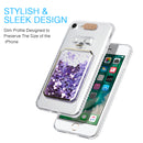 IPHONE 7 PARFUM WATERFALL PURE LIGHT CRYSTAL TPU CASE - PURPLE