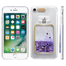 IPHONE 7 PARFUM WATERFALL PURE LIGHT CRYSTAL TPU CASE - PURPLE