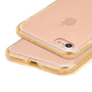 IPHONE 7 SIMPLY BLING TPU CASE WITH DIAMOND BORDER - PINK