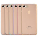 IPHONE 7 SIMPLY BLING TPU CASE WITH DIAMOND BORDER - PINK