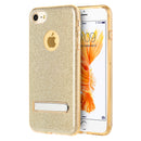 FOR IPHONE 8 / 7 STARRY DAZZLE LUXURY  COVER CASE WITH KICKSTAND - SILVER