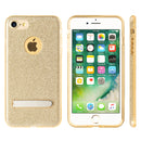 FOR IPHONE 8 / 7 STARRY DAZZLE LUXURY  COVER CASE WITH KICKSTAND - SILVER