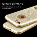 FOR IPHONE 8 / 7 STARRY DAZZLE LUXURY  COVER CASE WITH KICKSTAND - SILVER