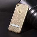 FOR IPHONE 8 / 7 STARRY DAZZLE LUXURY  COVER CASE WITH KICKSTAND - SILVER