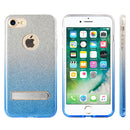 FOR IPHONE 8 / 7 STARRY DAZZLE LUXURY  COVER CASE WITH KICKSTAND - SILVER