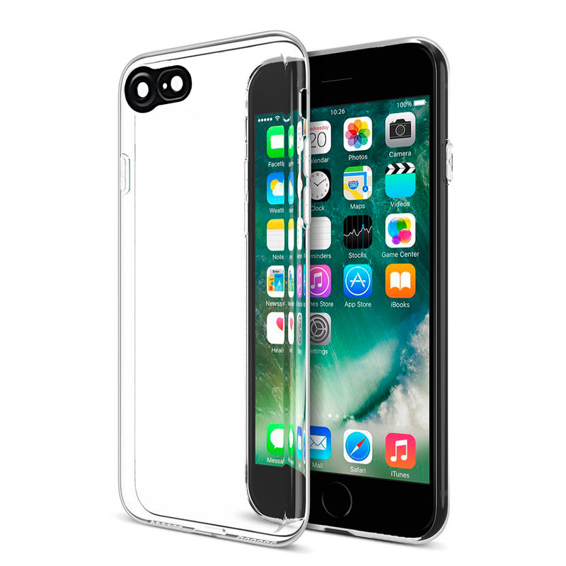 IPHONE 7 THE CAT EYES HIGH QUALITY CASE WITH CAMERA LENS PROTECTOR - CLEAR