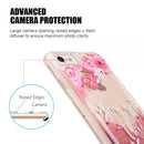 IPHONE SE (2020) /8/7/6 WATERFALL LIQUID SPARKLING QUICKSAND CASE-PINK FLOWER