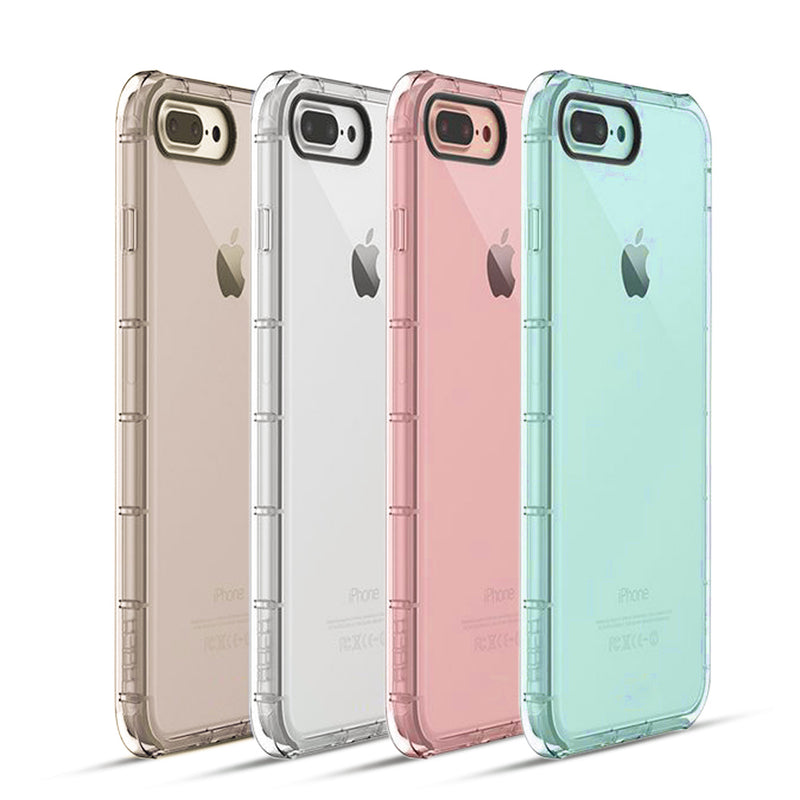 IPHONE 8 PLUS/ 7 PLUS DURAPROOF TRANSPARENT ANTI-SHOCK TPU CASE - TEAL