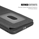FOR IPHONE 8 / 7 THE COMMUTER LEATHER TPU REAR FLIP WALLET CASE