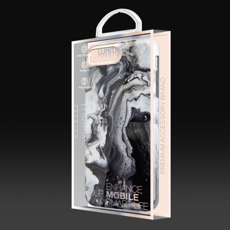 IPHONE 8 MARBLE SHINE DESIGN UV COATED TPU CASE