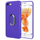 FOR IPHONE 8 / 7 THE SURPLUS SOFT TPU CASE WITH MAGNET RING STAND - BLUE