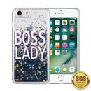 IPHONE SE(2020)/8/7/6 WATERFALL LIQUID SPARKLING QUICKSAND CASE-ROMANCE IN PARIS