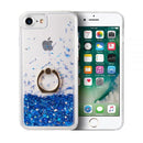 IPHONE SE (2020)/8/7/6 WATERFALL RING LIQUID SPARKLING QUICKSAND CASE