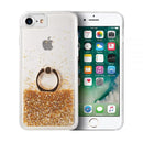 IPHONE SE (2020)/8/7/6 WATERFALL RING LIQUID SPARKLING QUICKSAND CASE