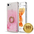 IPHONE SE (2020)/8/7/6 WATERFALL RING LIQUID SPARKLING QUICKSAND CASE