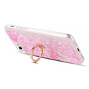 IPHONE SE (2020)/8/7/6 WATERFALL RING LIQUID SPARKLING QUICKSAND CASE