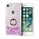 IPHONE SE (2020)/8/7/6 WATERFALL RING LIQUID SPARKLING QUICKSAND CASE