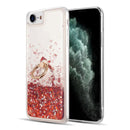 IPHONE SE (2020)/8/7/6 WATERFALL RING LIQUID SPARKLING QUICKSAND CASE