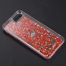 IPHONE SE (2020)/8/7/6 WATERFALL RING LIQUID SPARKLING QUICKSAND CASE