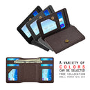 IPHONE 8 / 7 WALLET TO GO CANVAS CASE WITH MAGNETIC DETACHABLE WALLET - BROWN