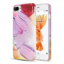IPHONE 8/7/6 PLUS ARTISTRY COLLECTION MARBLE TPU CASE GLITTER - PAINTERS DREAM