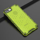 IPHONE 8 / 7 PLUS HONEYCOMB CRYSTAL CLEAR  BUMPER SLIM  FIT  CASE  - LIME GREE