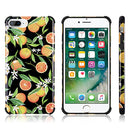 IPHONE 8 PLUS UV COATED TPU CASE WITH FULL COVER PRINTED DESIGN-JAPANESE CRANE
