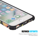 IPHONE 8 PLUS UV COATED TPU CASE WITH FULL COVER PRINTED DESIGN-JAPANESE CRANE