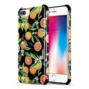 IPHONE 8 PLUS UV COATED TPU CASE WITH FULL COVER PRINTED DESIGN-JAPANESE CRANE