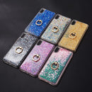 FOR IPHONE XR THE WATERFALL RING LIQUID SPARKLING QUICKSAND  CASE