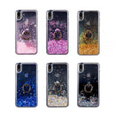 FOR IPHONE XR THE WATERFALL RING LIQUID SPARKLING QUICKSAND  CASE
