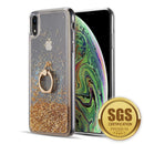 FOR IPHONE XR THE WATERFALL RING LIQUID SPARKLING QUICKSAND  CASE