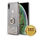 FOR IPHONE XR THE WATERFALL RING LIQUID SPARKLING QUICKSAND  CASE