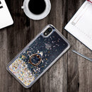 FOR IPHONE XR THE WATERFALL RING LIQUID SPARKLING QUICKSAND  CASE