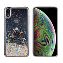 FOR IPHONE XR THE WATERFALL RING LIQUID SPARKLING QUICKSAND  CASE