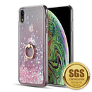 FOR IPHONE XR THE WATERFALL RING LIQUID SPARKLING QUICKSAND  CASE