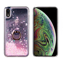 FOR IPHONE XR THE WATERFALL RING LIQUID SPARKLING QUICKSAND  CASE