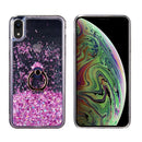 FOR IPHONE XR THE WATERFALL RING LIQUID SPARKLING QUICKSAND  CASE