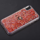 FOR IPHONE XR THE WATERFALL RING LIQUID SPARKLING QUICKSAND  CASE